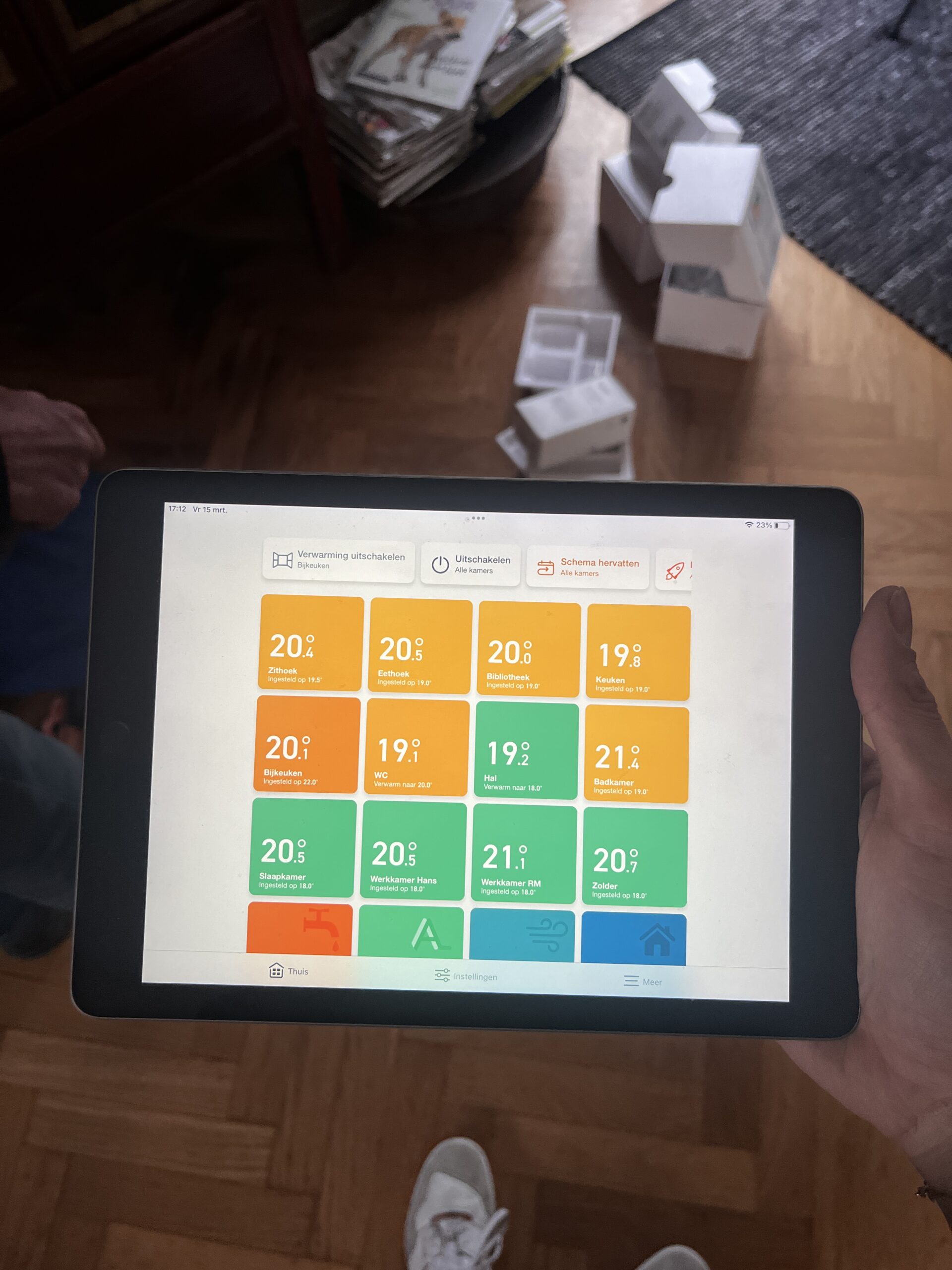 Installatie van tado° thermostaat in woning Utrecht